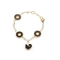 Bracciale Chantecler Donna Anima 70 in Oro giallo Onice 37017 - 37017